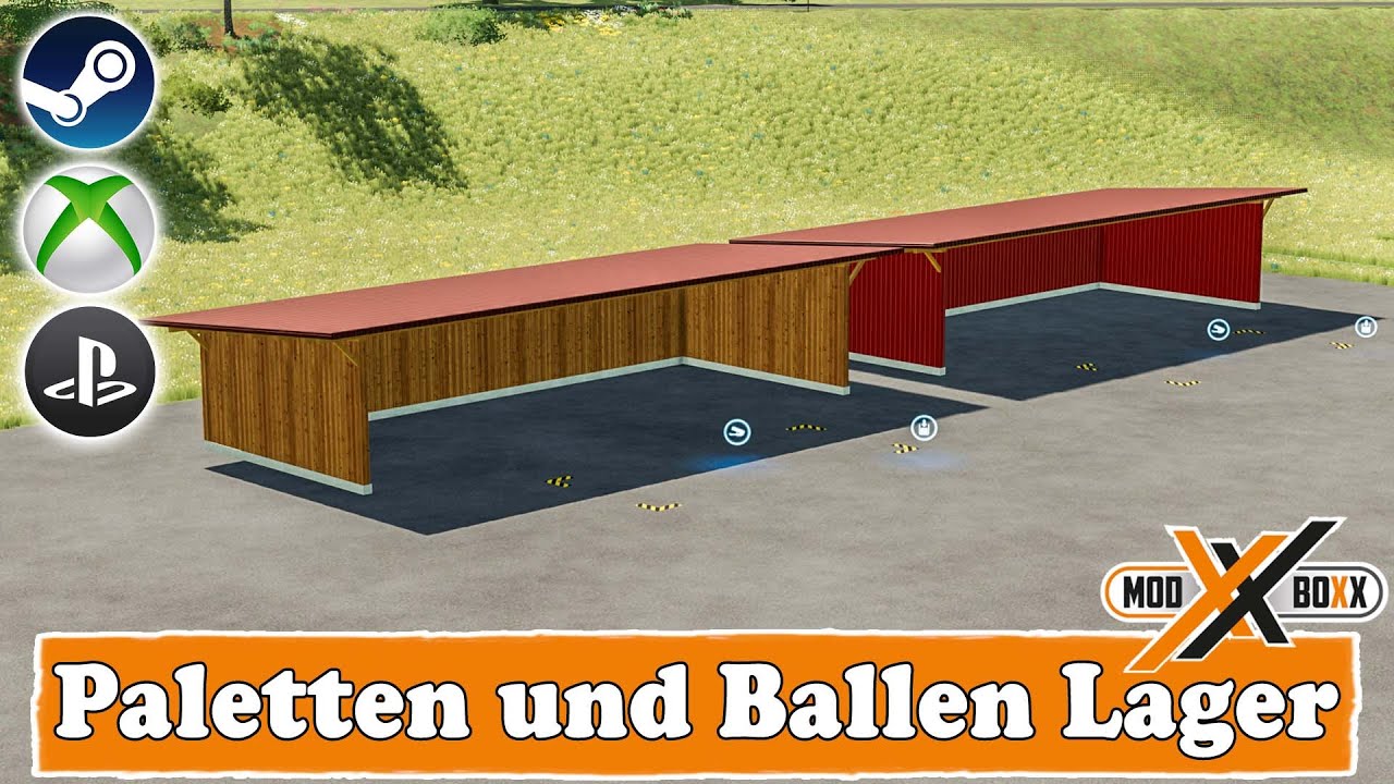LS22 Mods | Palletten Und Ballen Lager | Farming Simulator 22 Modvorstellung