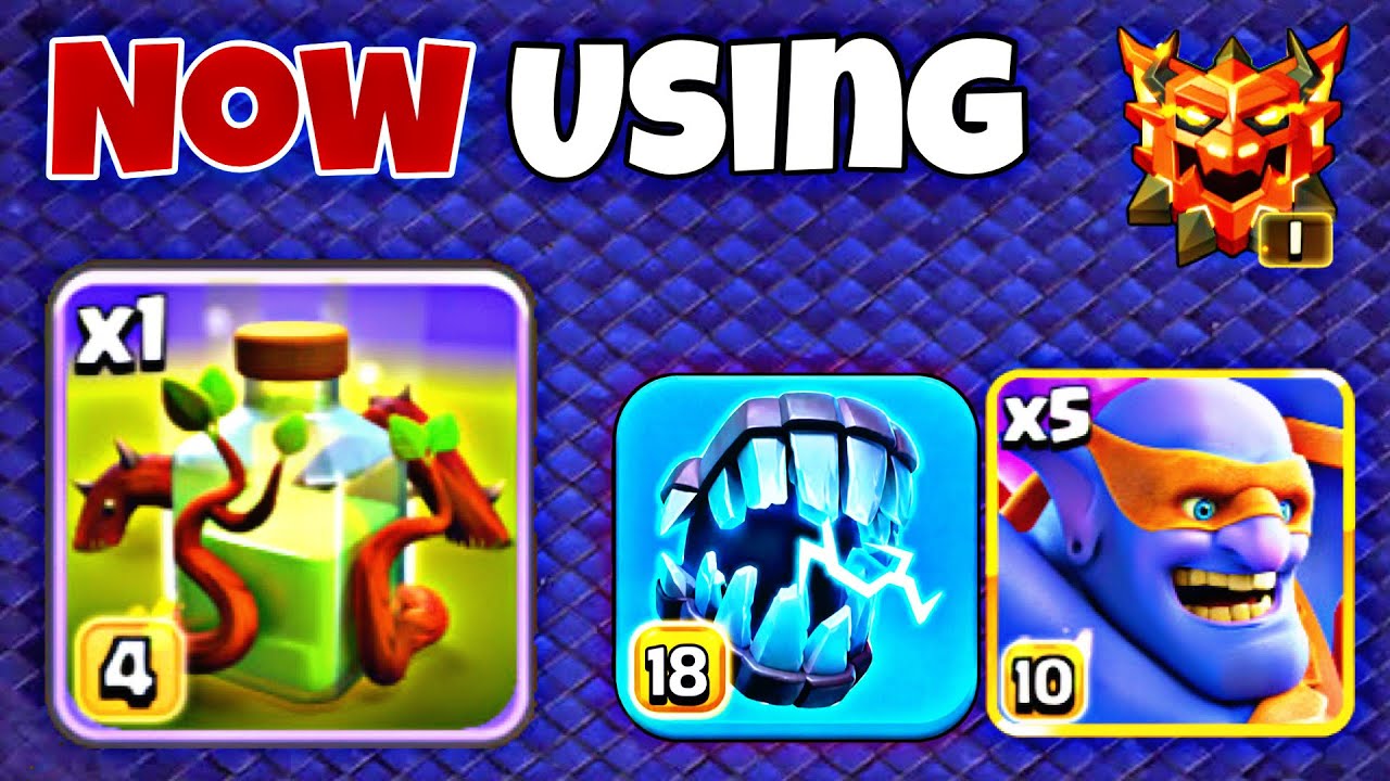 Super Bowlers + Overgrowth Spell is INSANE! TH18 Legend League1