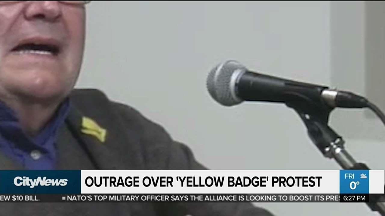 Jewish community outraged over yellow badge protest