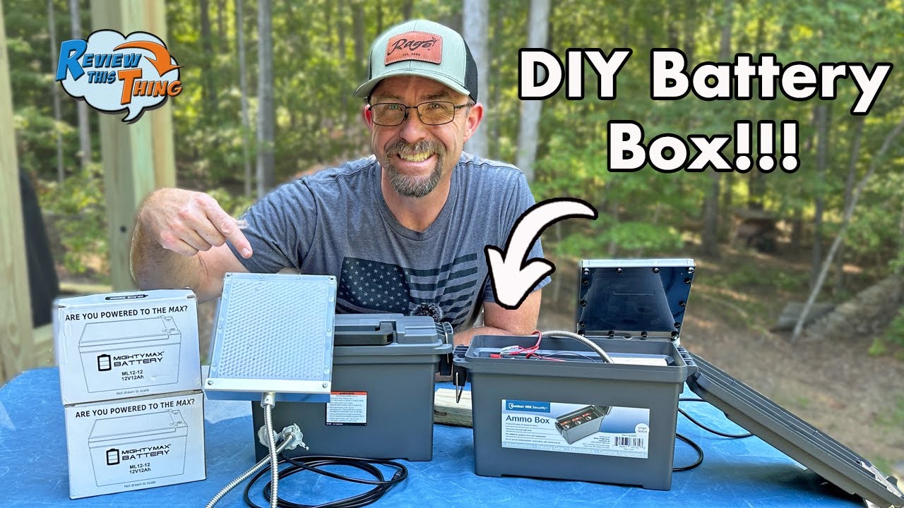 How To Make a 12V Battery Box for Your Trail Cameras!