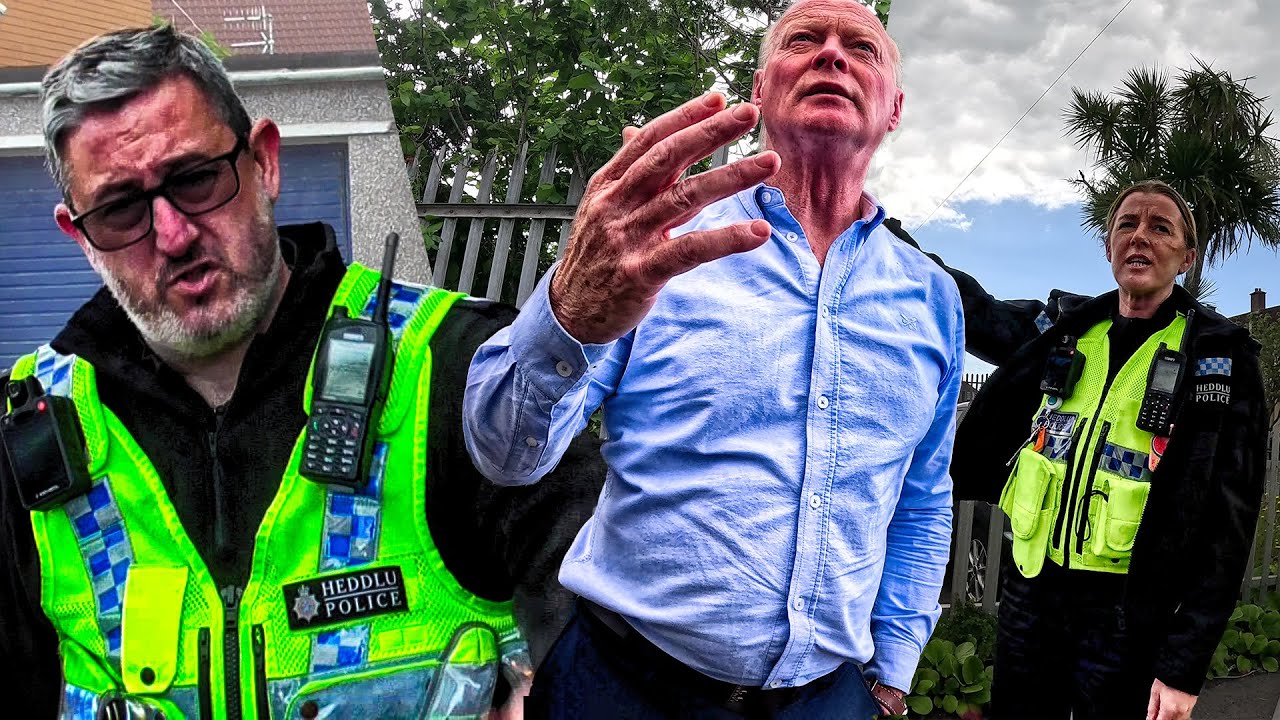 NO ID PLAINCLOTHES POLICE GIVE ORDERS....YOU CANNOT FILM OUR YARD!!!! - Sandfields Police Station