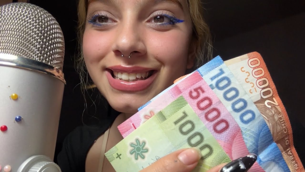 ASMR CON BILLETES CHILENOS| SCRATCHING Y MÁS| SOFIWI
