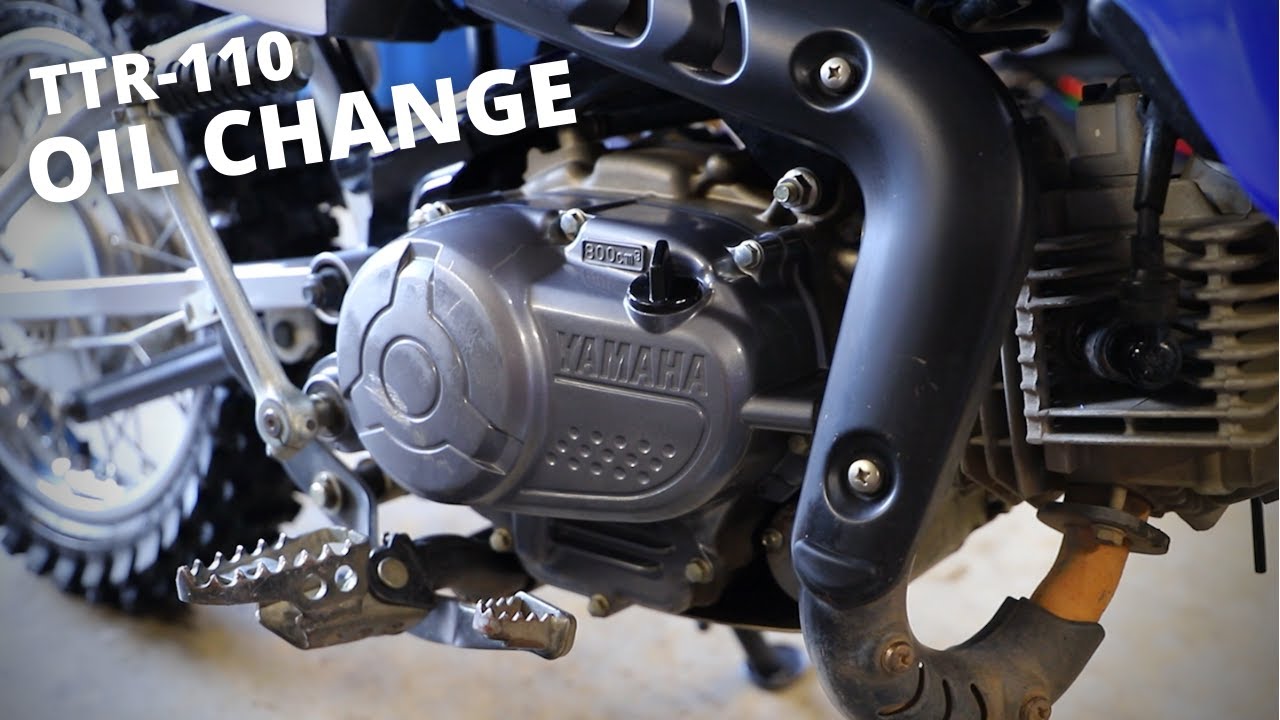 Замена масла/обслуживание воздушного фильтра Yamaha TTR110