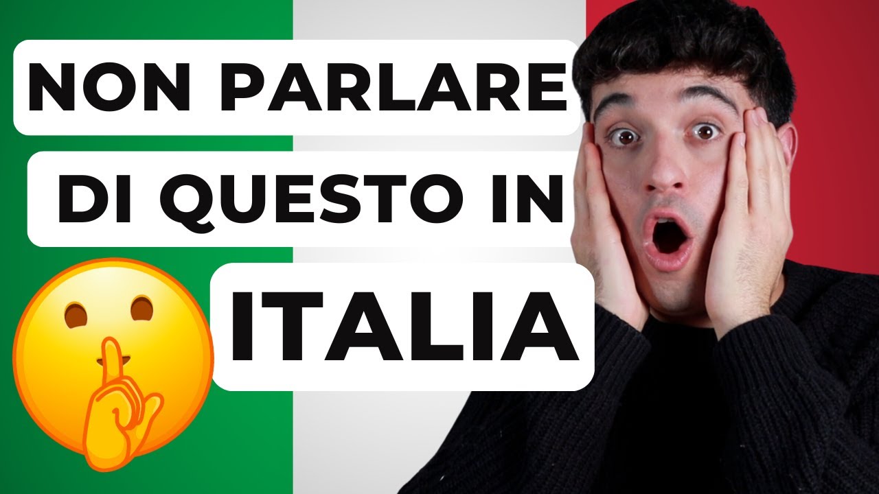 ITALIAN TABOOS: Don’t Talk About these things in Italy! (ita audio with subs)