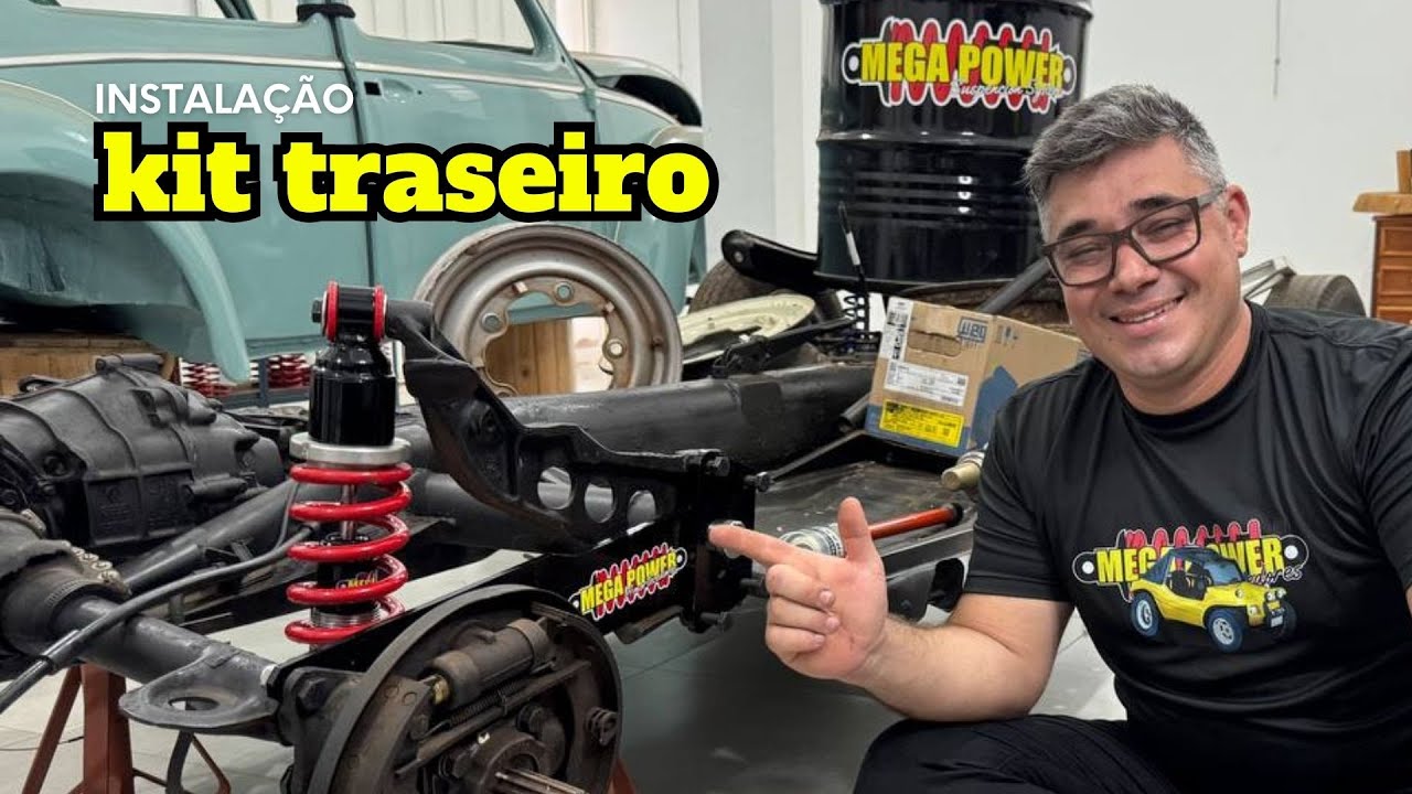 Transforme Seu Fusca! Tutorial de Instalação do Kit Traseiro Mega Power 🚀