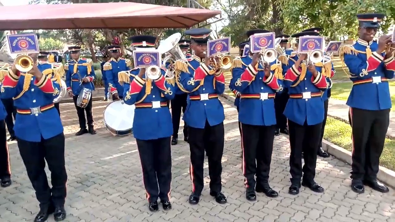 Naijulikane performed by Kenya Police Service Band...