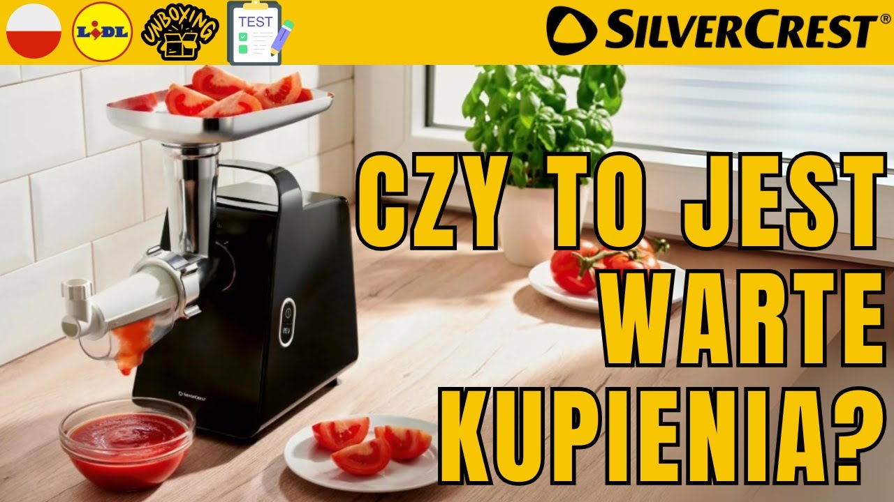 ELEKTRYCZNA MASZYNKA DO MIĘSA SilverCrest SFWT 400 A1 POLSKA POLSKI LIDL