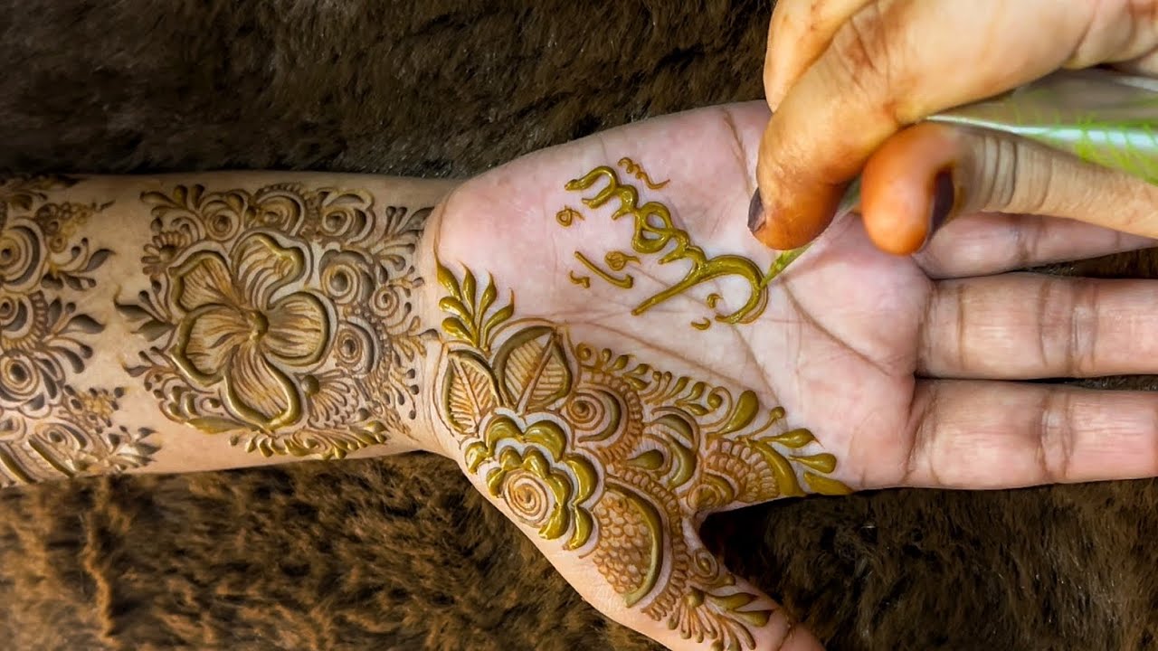 Стильный цветочный дизайн Mehndi 2026. Последние дизайны хны Mehndi ka design heena