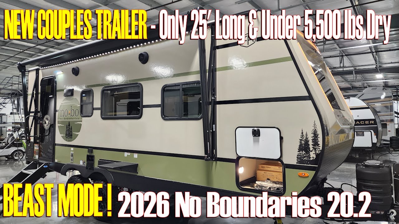 2026 No Boundaries 20.2 Beast Mode Overland travel trailer by Forestriver RVS at Couchs RV Nation