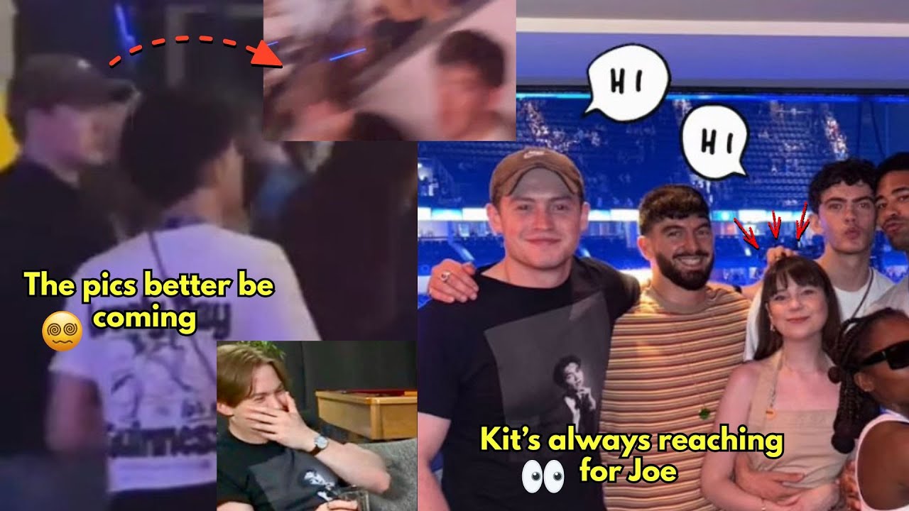 Aaaahhh Kit Connor and Joe Locke at Billie&rsquo;s concert!! Kit reaching for Joe is the cutest thing😭❤️