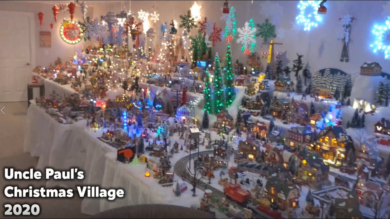 Detailed Look at Uncle Paul's Christmas Village 2020