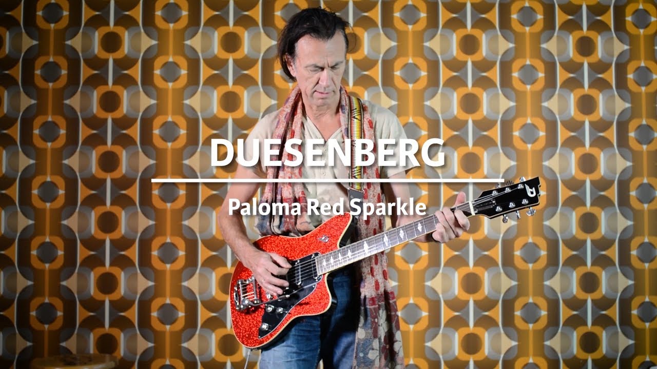 Duesenberg Paloma Red Sparkle played by Erwin van Ligten | Demo @ The Fellowship of Acoustics