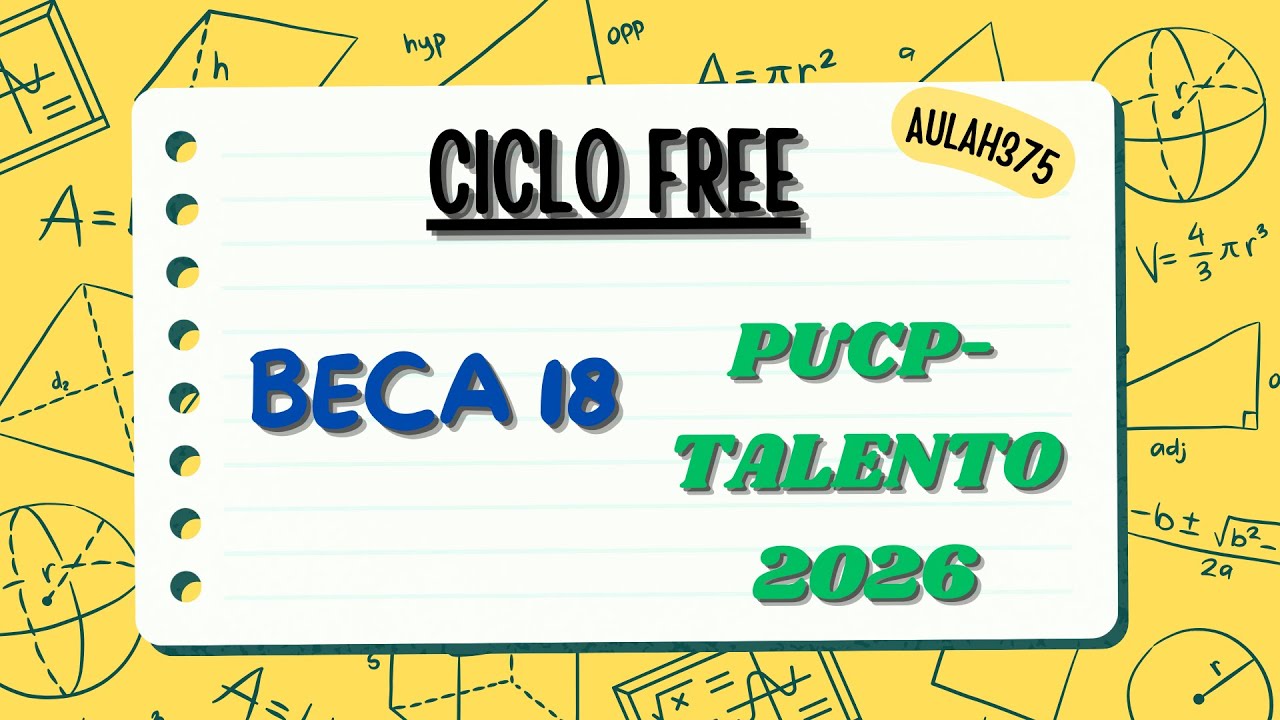 BECA 18 [CICLO FREE] -PUCP 2026-TALENTO-POP-TERCIO SUPERIOR
