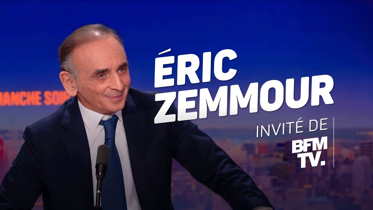 Eric Zemmour sur BFM TV : LFI est complice du meurtre de Quentin !