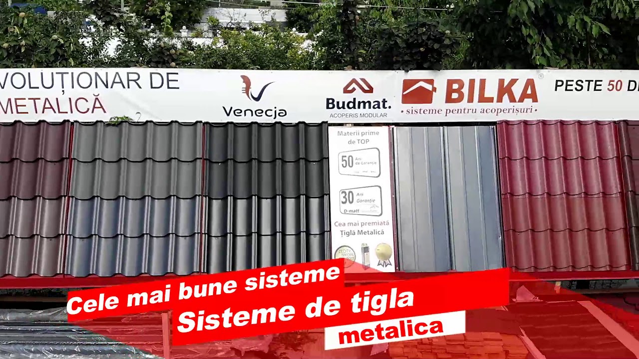 Centrul de acoperisuri BDM Roof System - Cele mai bune sisteme de tigla metalica
