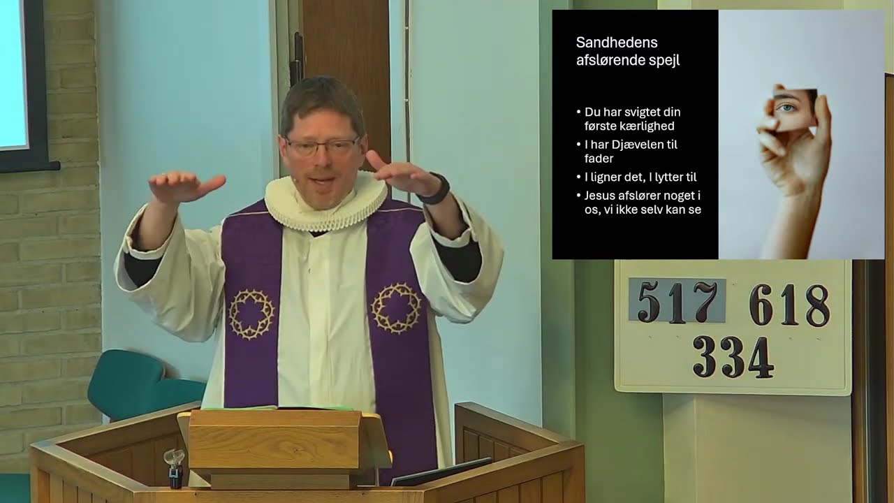 Kristus holder – må vi lade os holde af ham | Jóannis Fonsdal | 8. marts 2026 | 3. søndag i fasten