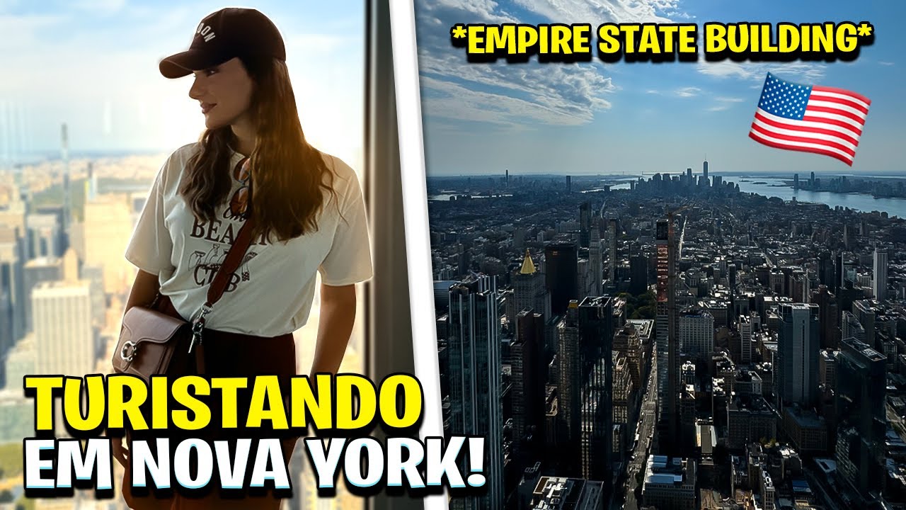 TURISTANDO em NYC! 🗽 Empire State, Times Square, Compras e mais! | Amanda Lunelli
