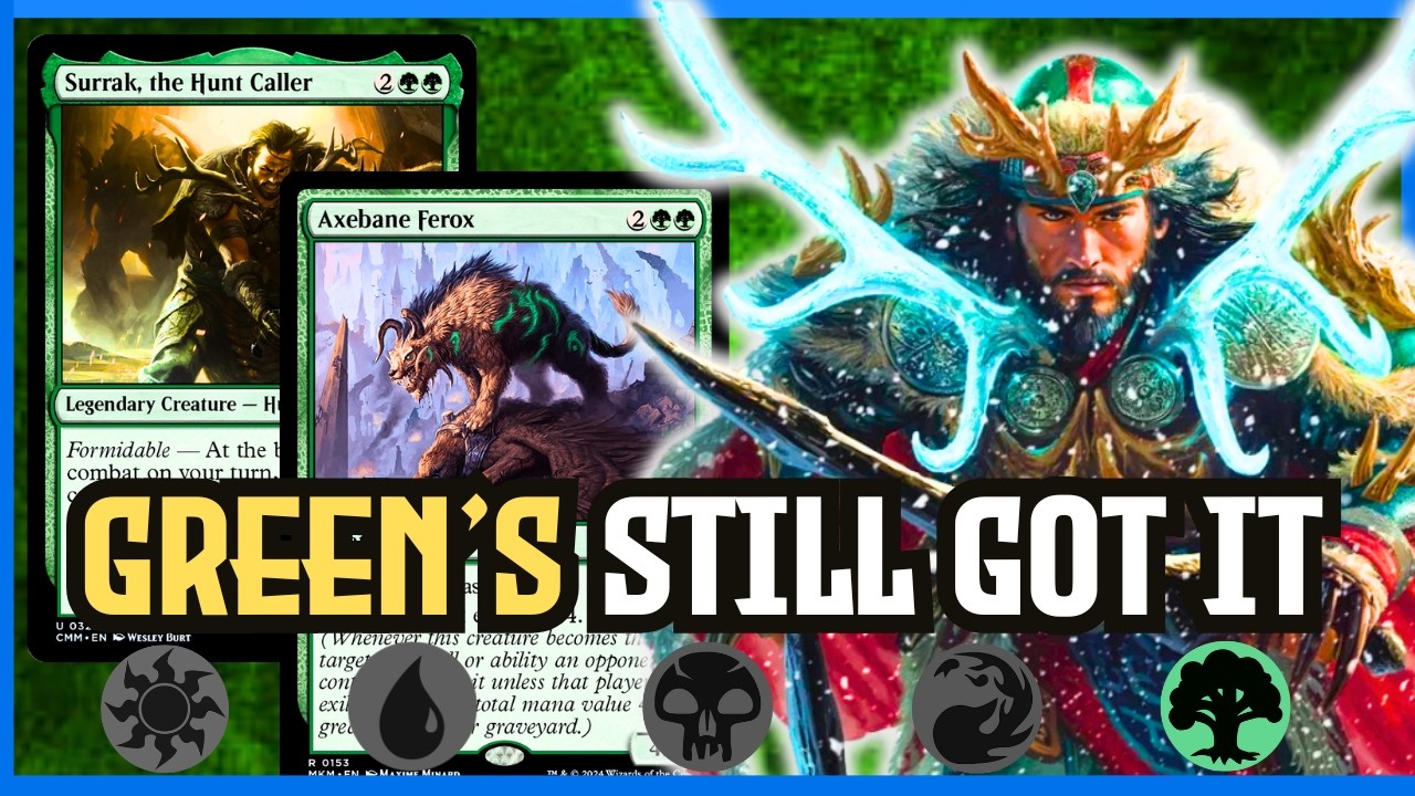 🟢Mono Green Still STOMPS! | MTG Arena Standard Mythic Ranked Stompy