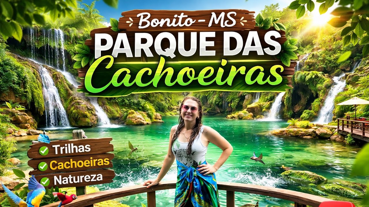 📍Bonito-MS | Parque das Cachoeiras 🌿