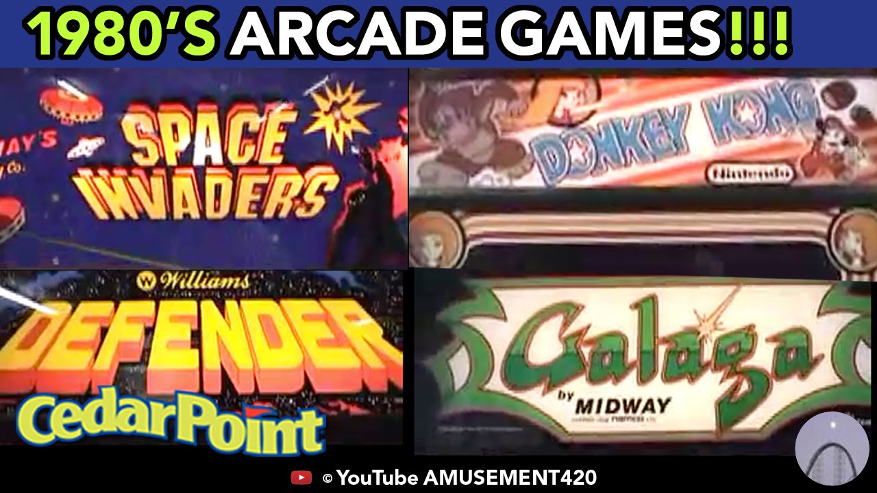 1980s Classic Arcade Games at Cedar Point 2007-2008 | amusement420