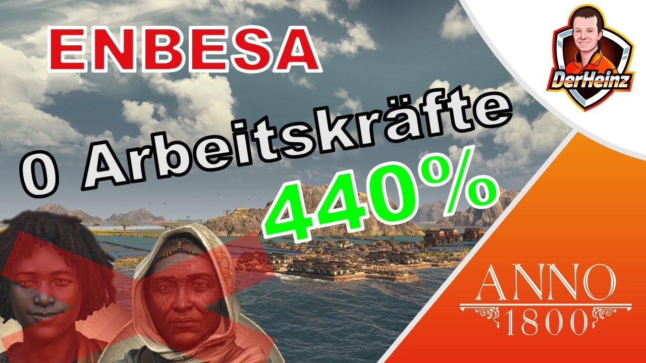 ENBESA Farmen ohne Arbeitskr&auml;fte auf 440% | Tipps & Tricks | ANNO 1800 Tutorial deutsch