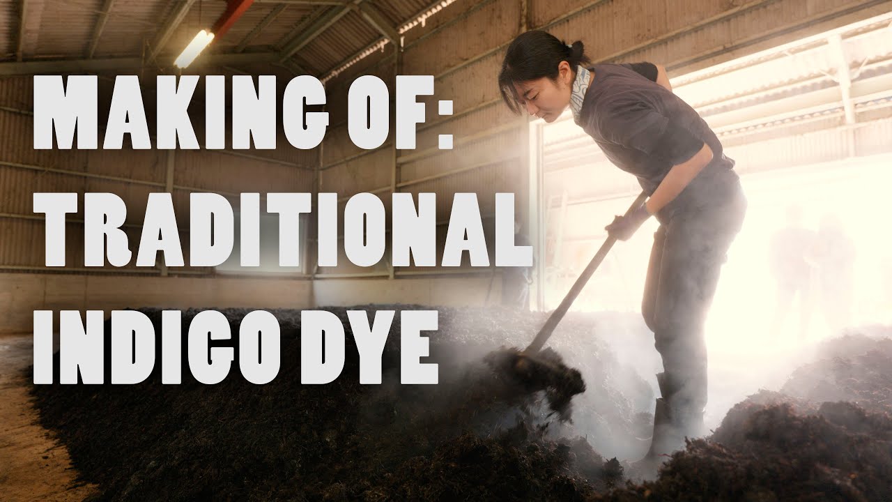 Making traditional Awa-Indigo dye with NO chemicals or additives