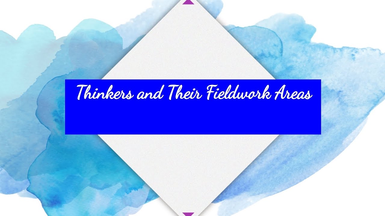 🧑‍🏫Thinkers and their respective fieldwork area: Important for UGCNET sociology | SET EXAMS #ugcnet 