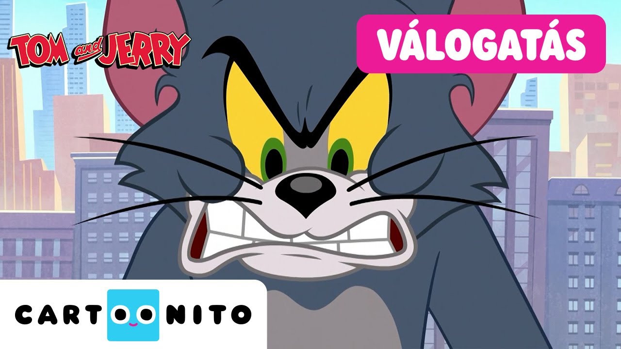 Kapd el, ha tudod! | Tom és Jerry New Yorkban – hosszú összeállítás | Cartoonito