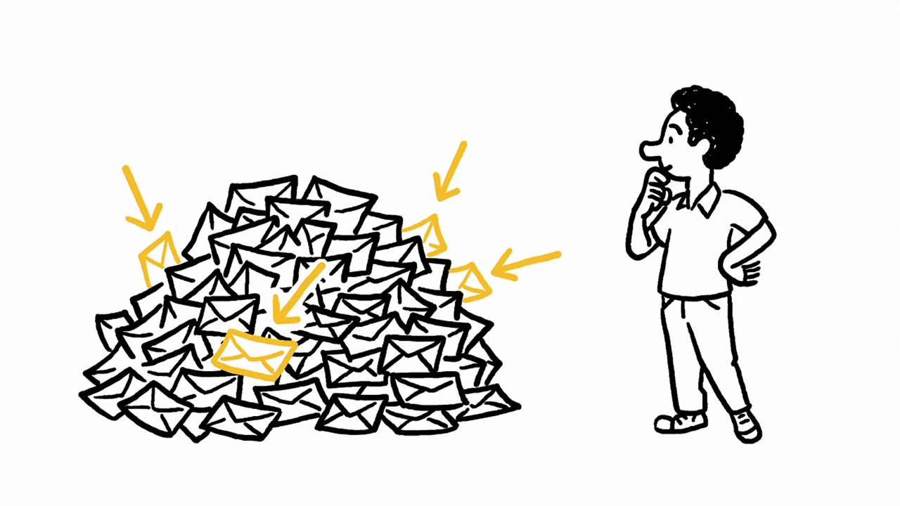 Sortierter Eingang von Google Mail