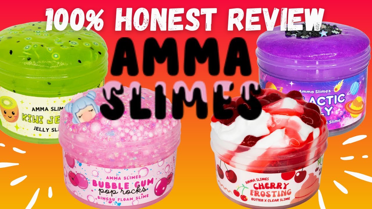 NEW FAVORITE LAVA ROCK SLIME - AMMA SLIMES REVIEW