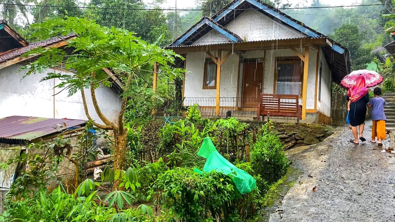 MANTAP !! BETAH PISAN., SUASANA SORE DI KAMPUNG IDAMAN TASIKMALAYA || NGABUBURIT DI PEDESAAN SUNDA
