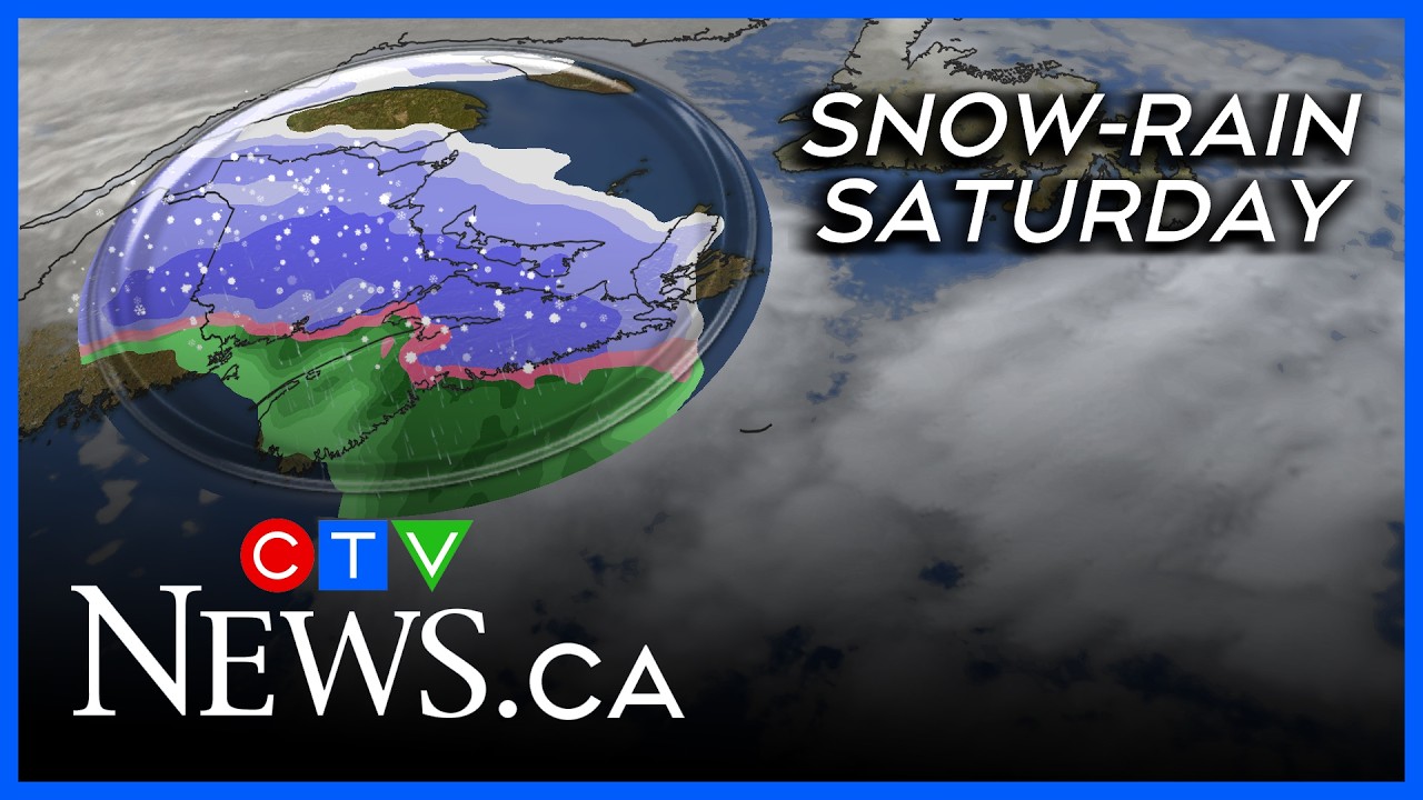 Weekend wet snow and rain for the Maritimes