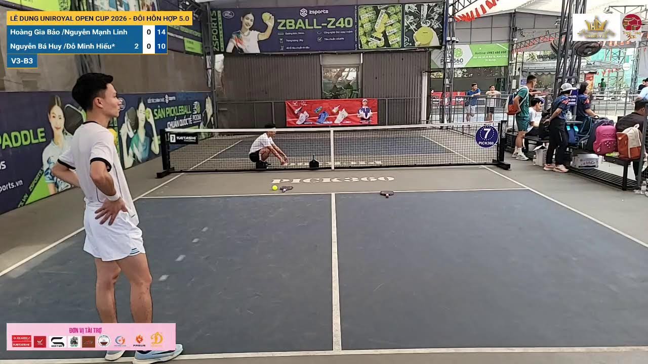 LIVE | LÊ DUNG UNIROYAL OPEN CUP 2026 - ĐÔI HỖN HỢP 5.0 | V3-B3