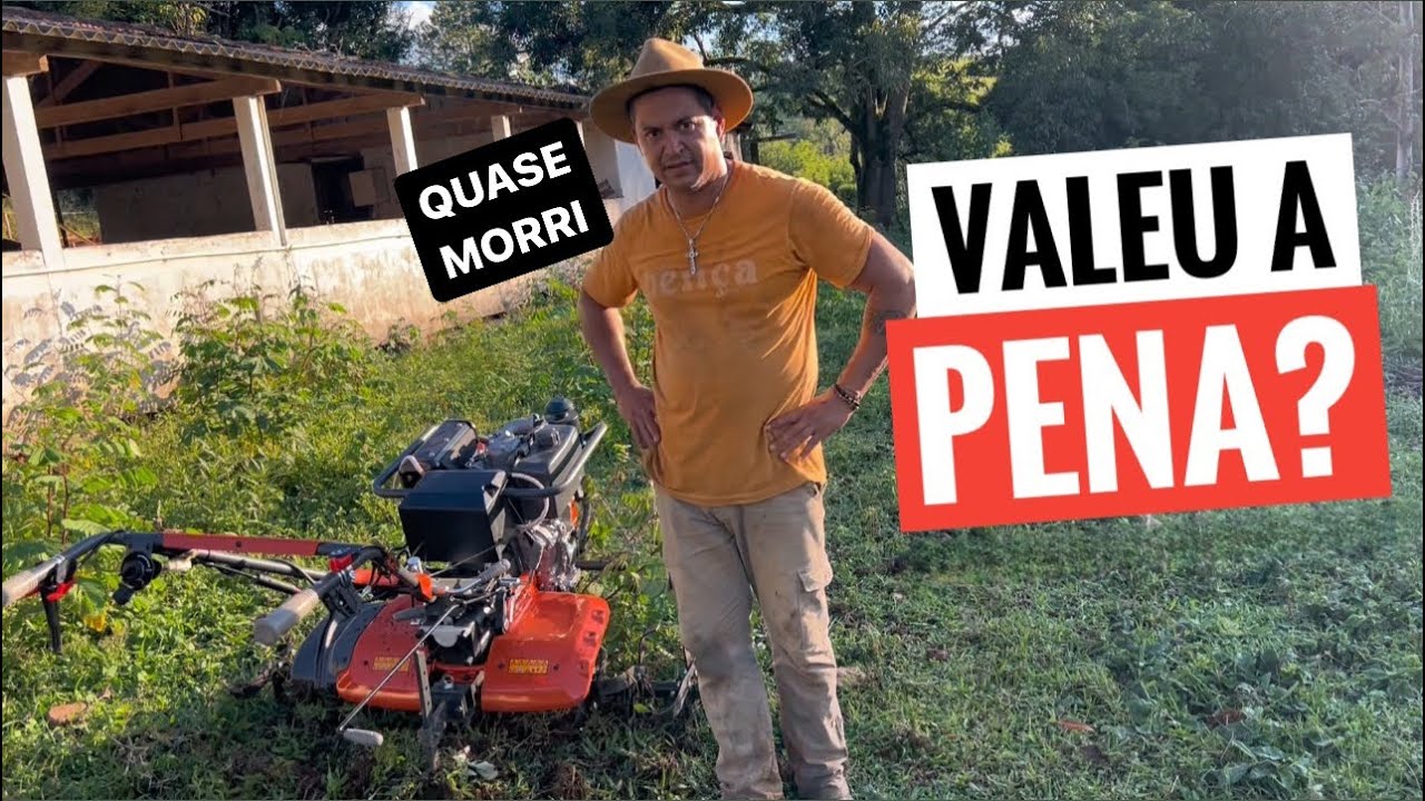 TESTANDO NOSSO TRATORITO no SÍTIO .