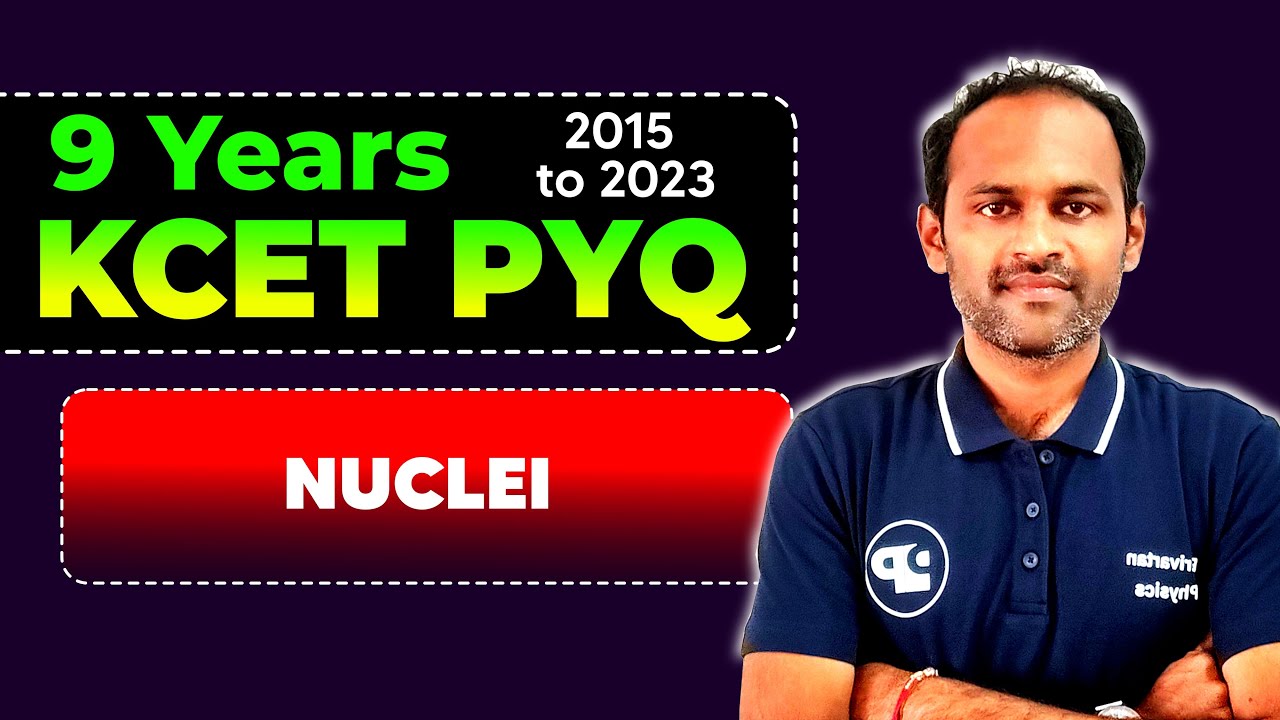 KCET PYQ NUCLEI #kcetpyq #kcet_nuclei #pyq #physics #kcet_physics