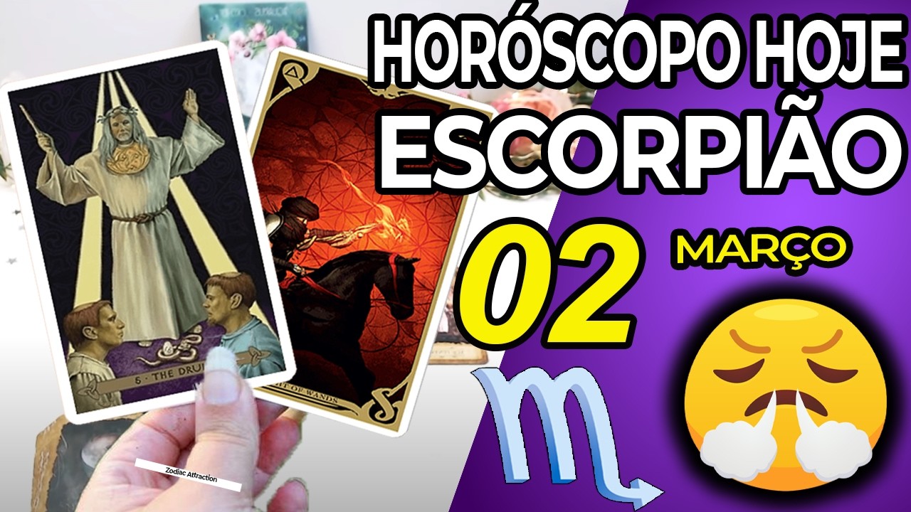 NOVIDADE BRUTAL💥💌PERIGO URGENTE⚠️🆘 Escorpião ♏ 2 Março 2026 | Horoscopo do dia de hoje ♏ Tarot