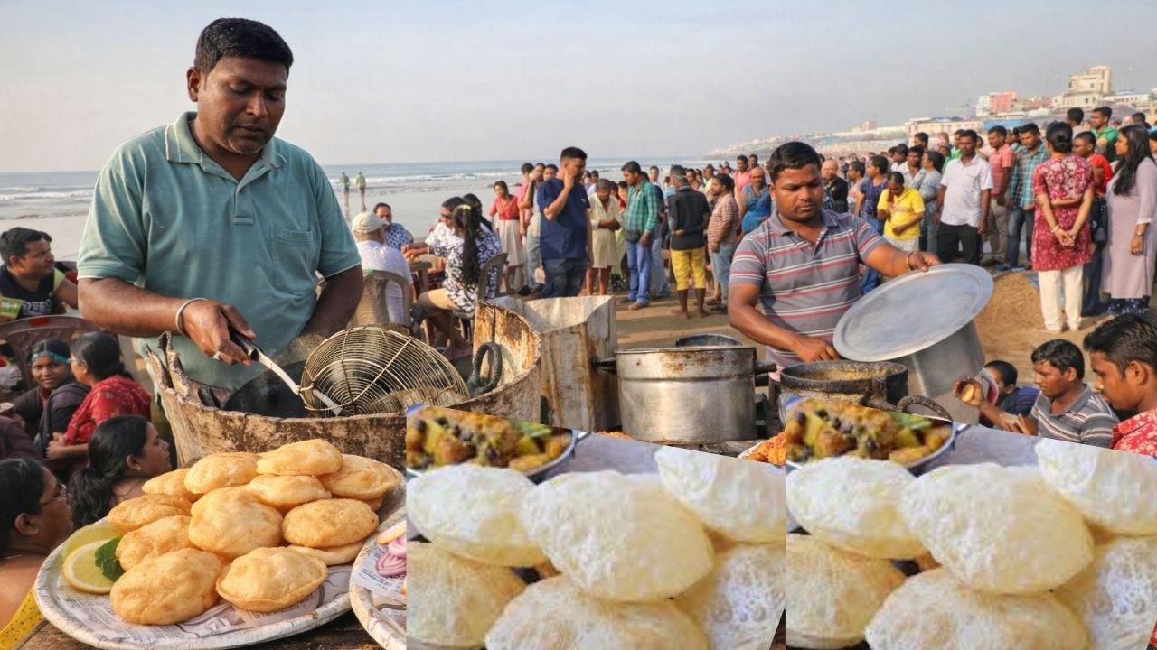 Amazing Beachside Breakfast at Digha Mohona | Indian Street Food