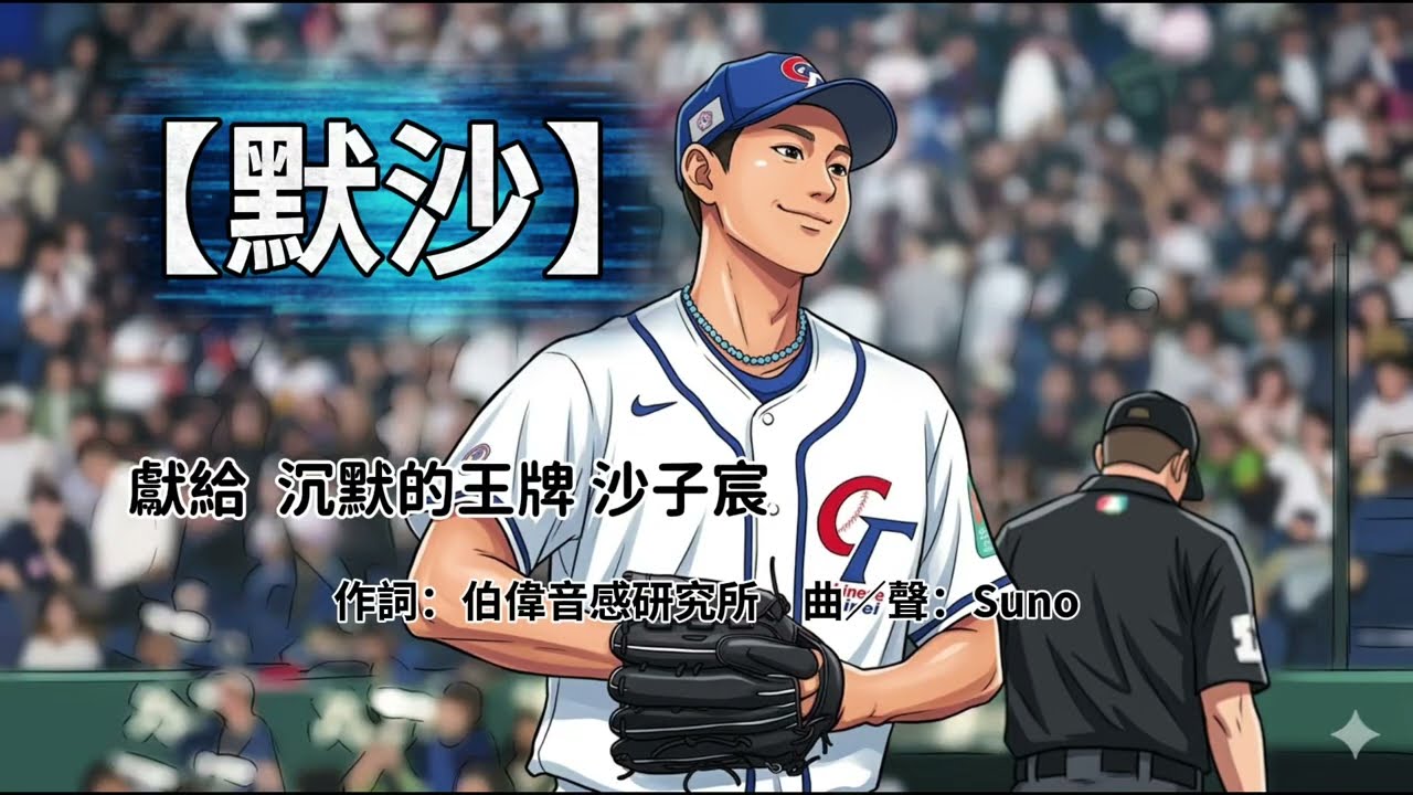  【2026 WBC】中華隊最安靜的隱藏王牌！沙子宸專屬動漫戰歌《默沙》｜Team Taiwan 應援曲
