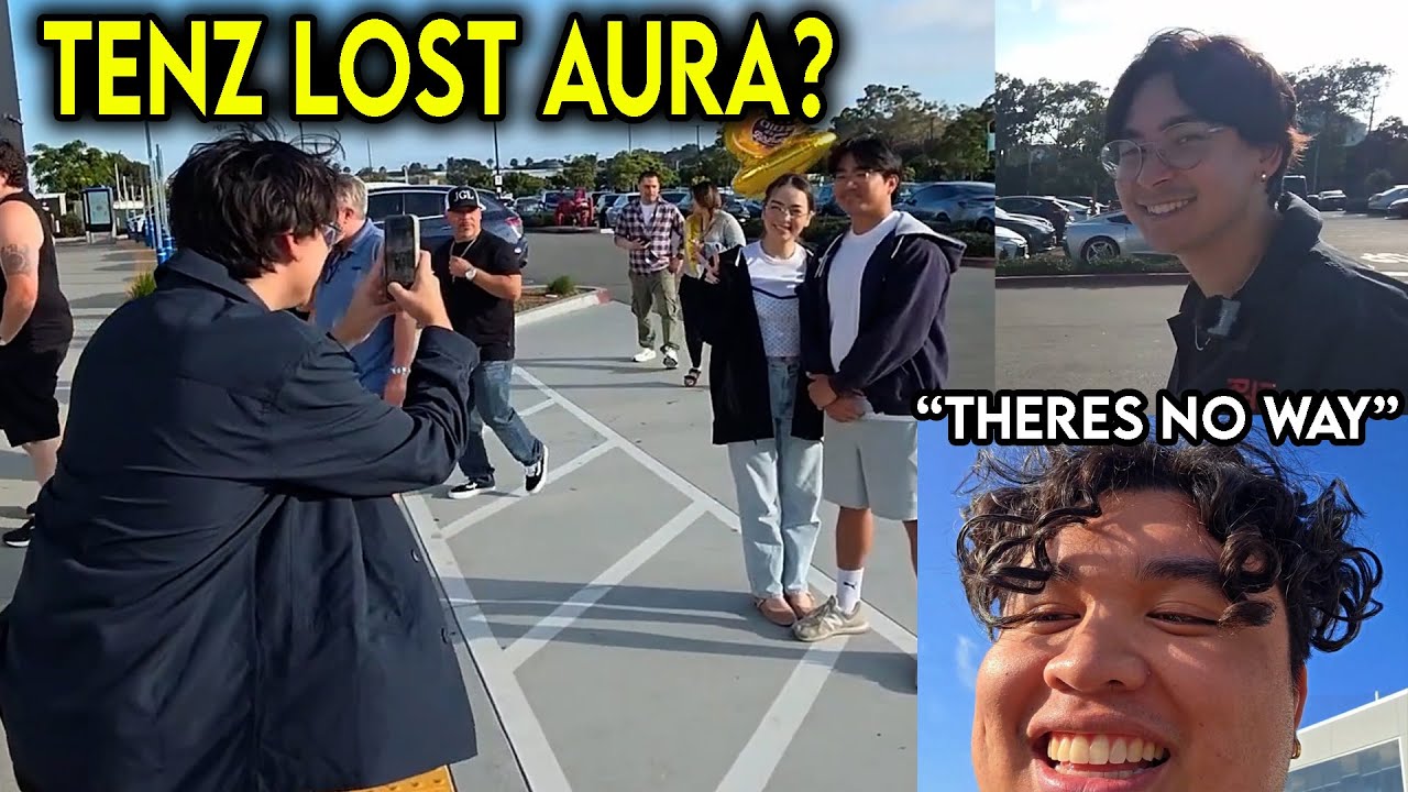 A2guapo LAUGHING After a FAN Made TenZ Take His Picture With Sakura