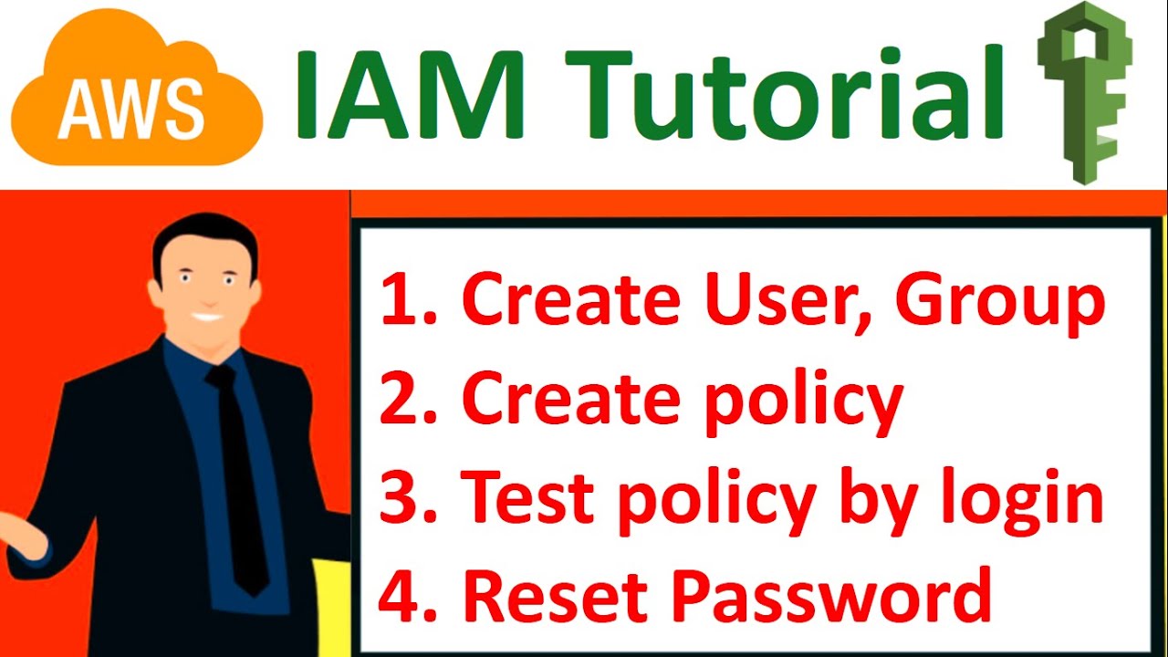 How to create User, Group, IAM role and Policy in AWS |  Reset AWS user password