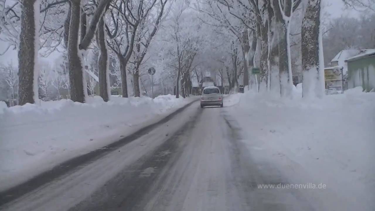 Rügen Ummanz Schnee ohne Ende