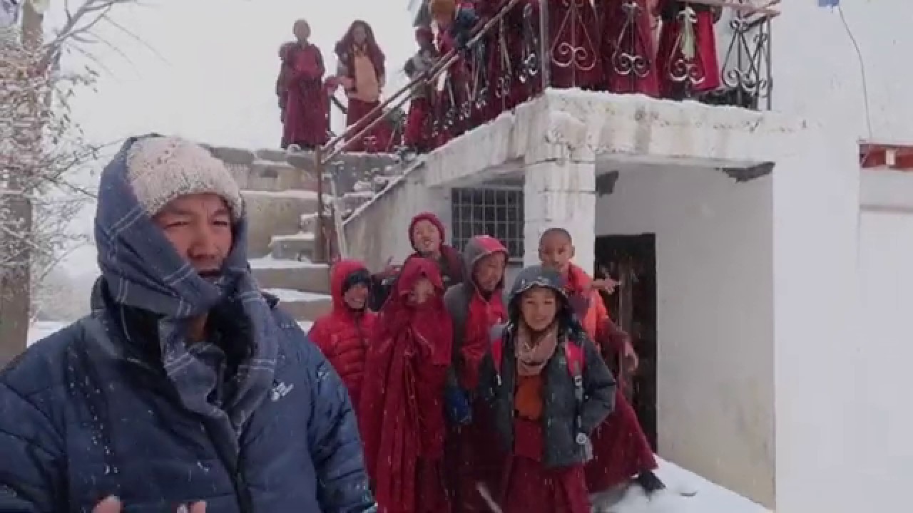 Snowfall at Key Monastery | Spiti in November | vlog#22