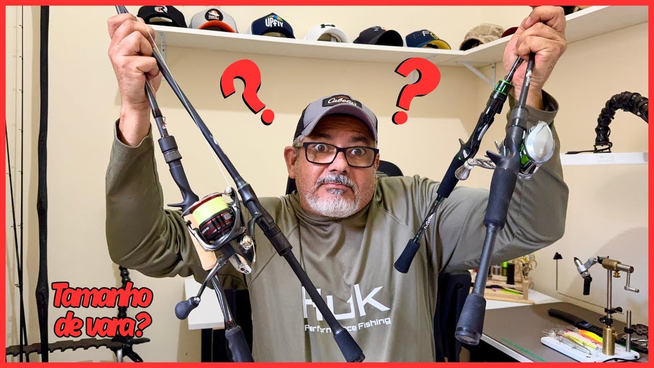 Qual o tamanho de vara ideal para pesca de Tucunarés