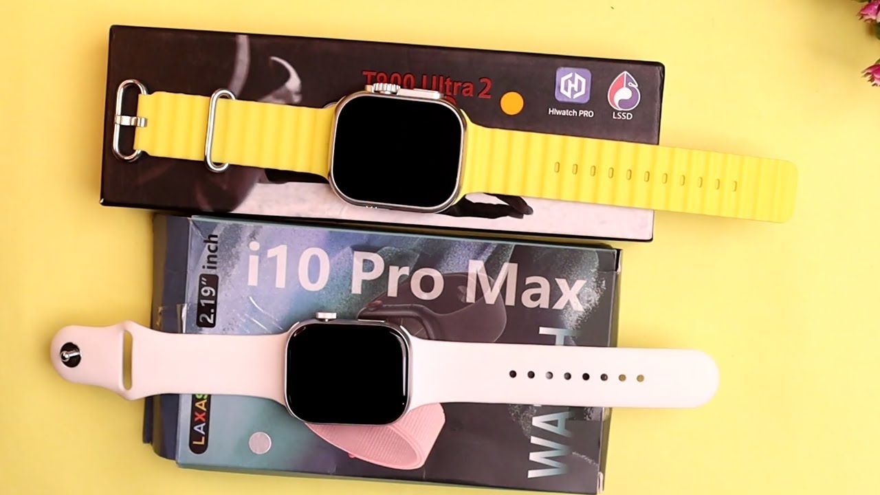 T900 Ultra 2 vs T10 Ultra Smart Watch Boot Speed Comparison
