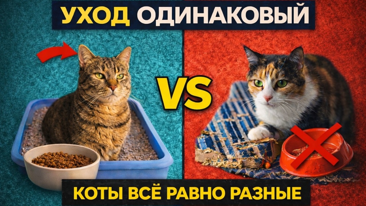Одинаковый уход — разные коты? Вот что вы не учитываете