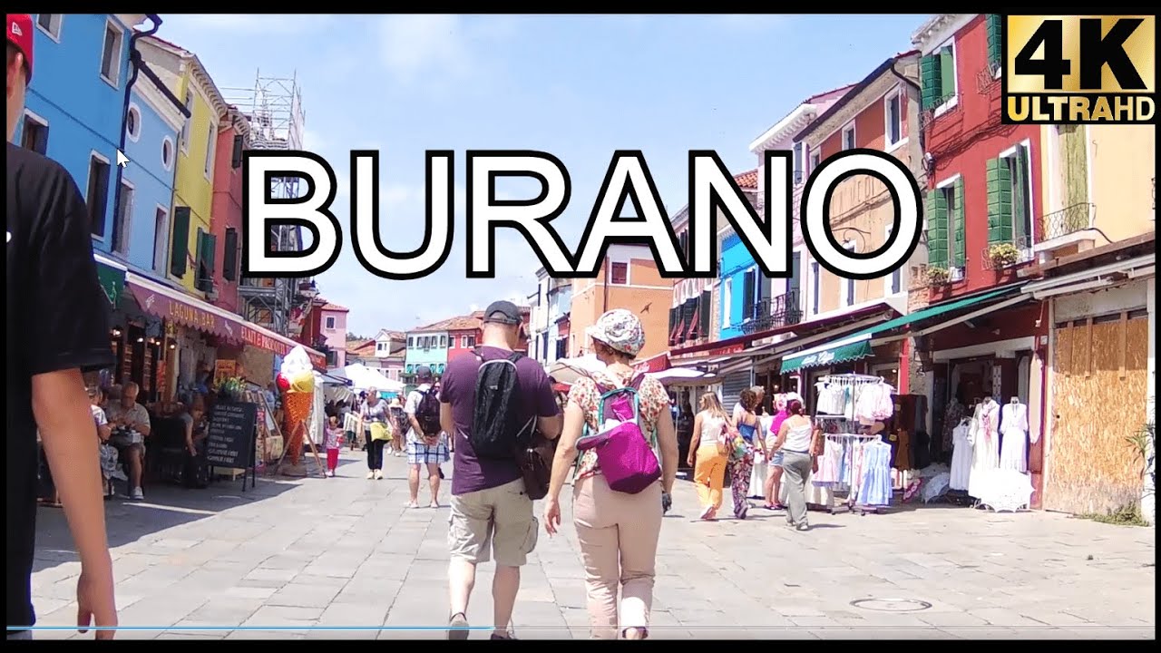 Colorful Burano - walking tour near Venice, Italy