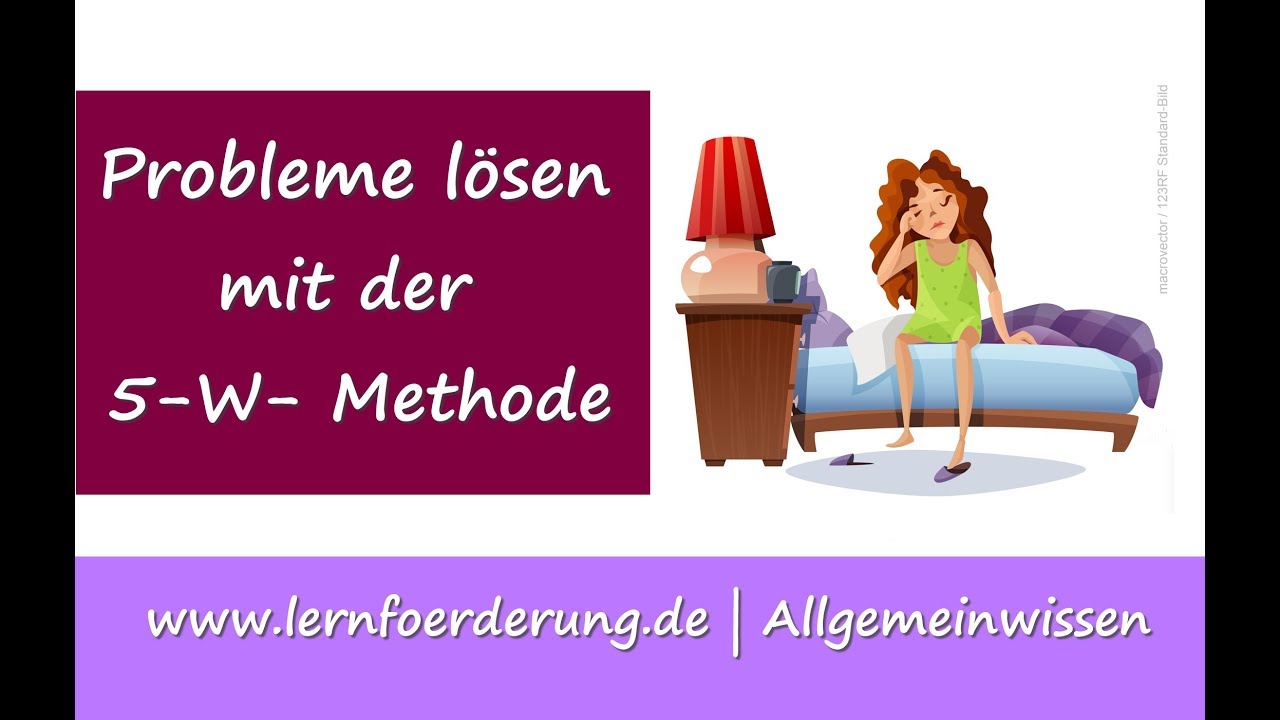 Probleme l&ouml;sen mit der 5-W-Methode