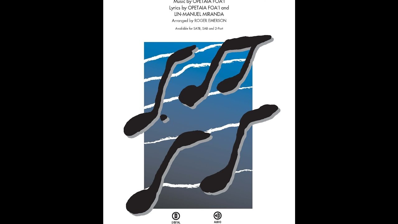 We Know the Way from Moana (SATB Choir) - Arranged by Roger Emerson