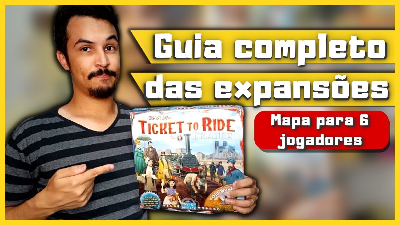 Ticket to Ride França/Velho Oeste - TUDO sobre a expansão Map Collection 6| TOP 5 BG