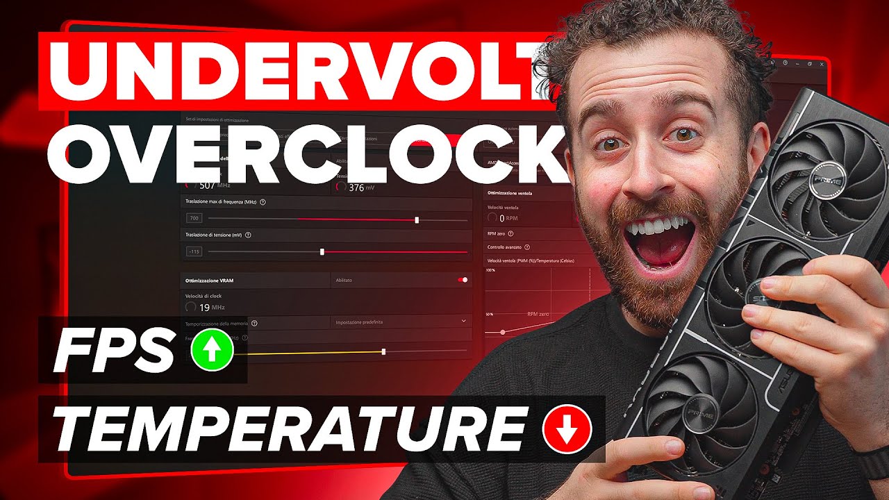 AUMENTA GLI FPS, RIDUCI LE TEMPERATURE 🚀 UNDERVOLT E OVERCLOCK AMD